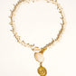 Island 18K Gold Non-Tarnish Boho Shell Charm Necklace