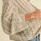 Light Weight Cable Knitted Cardigan