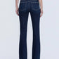 High Rise Full Length Dark Wash Bootcut Jeans