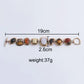Irregular Metal Stone Bracelet