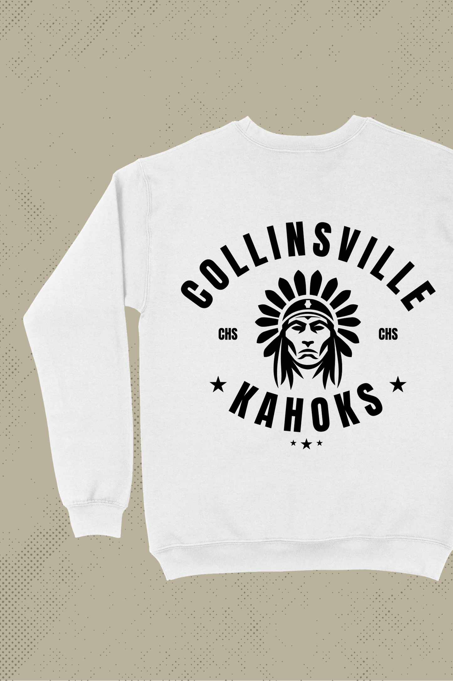 COLLINSVILLE KAHOKS White School Crewneck