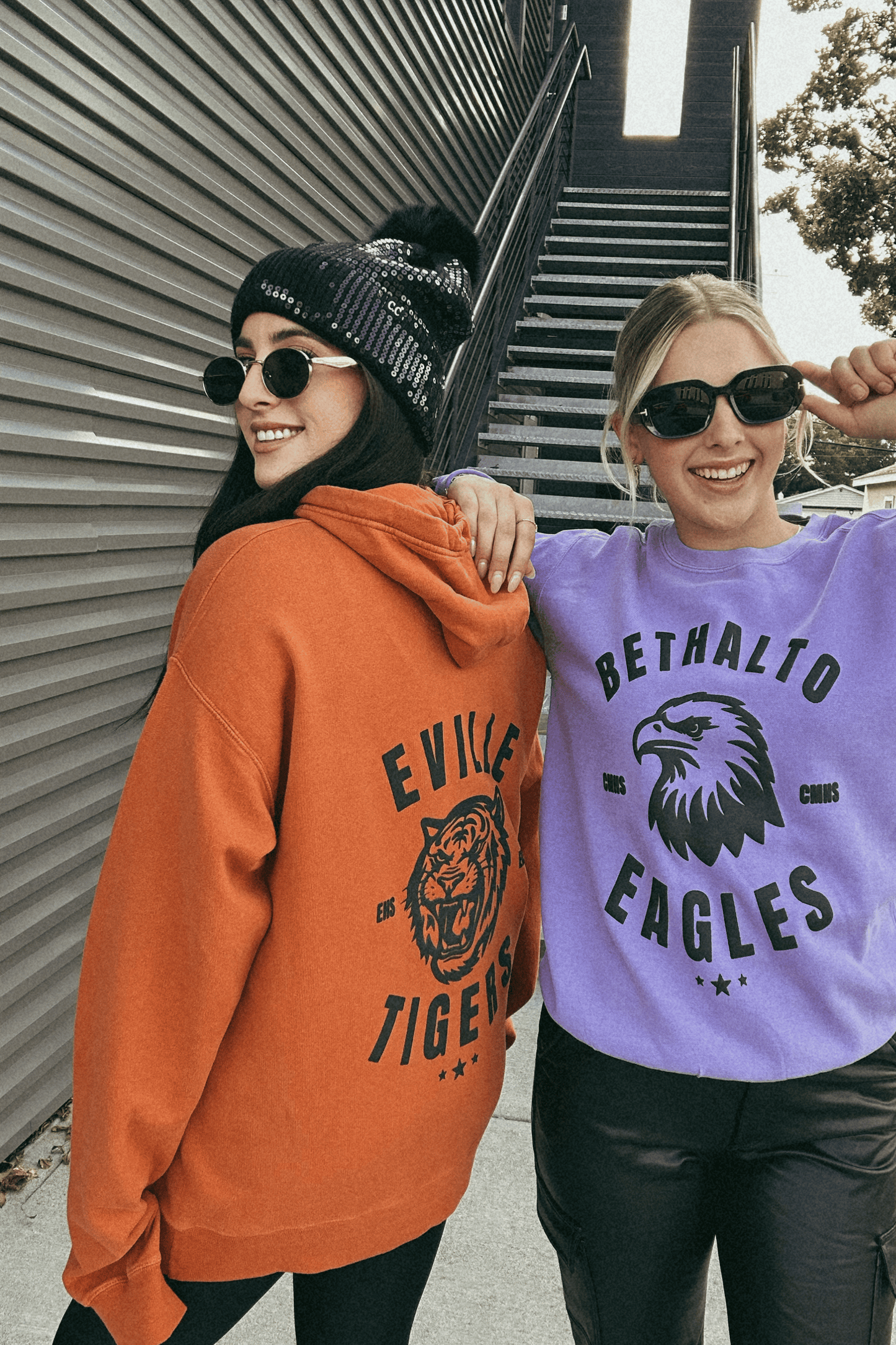 BETHALTO EAGLES Comfortwash School Crewneck