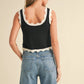 Scallop Ended Knitted Top
