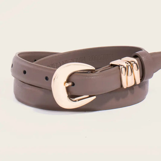 Skinny Fashionable Leather Belt