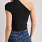 Asymmetrical Knit Top