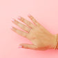 Lauren Beaded Band in Silver