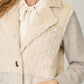 Color Blocked Long Coat
