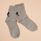 Knit Bow Mid Calf Socks
