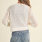 Crochet Knitted Buttondown Cardigan