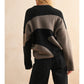 Abstract Pattern Sweater Top