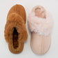 Cozy Fur Lined Slip On Clog Slippers