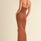 Lurexed Twist Knitted Dress