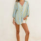 Morning Pages Tie Detail Tunic Shirt