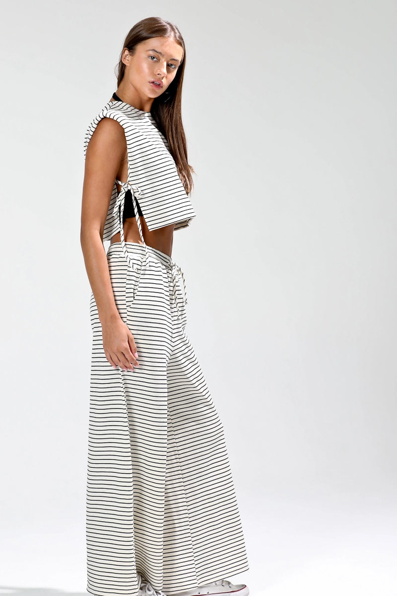 Cropped Striped Top