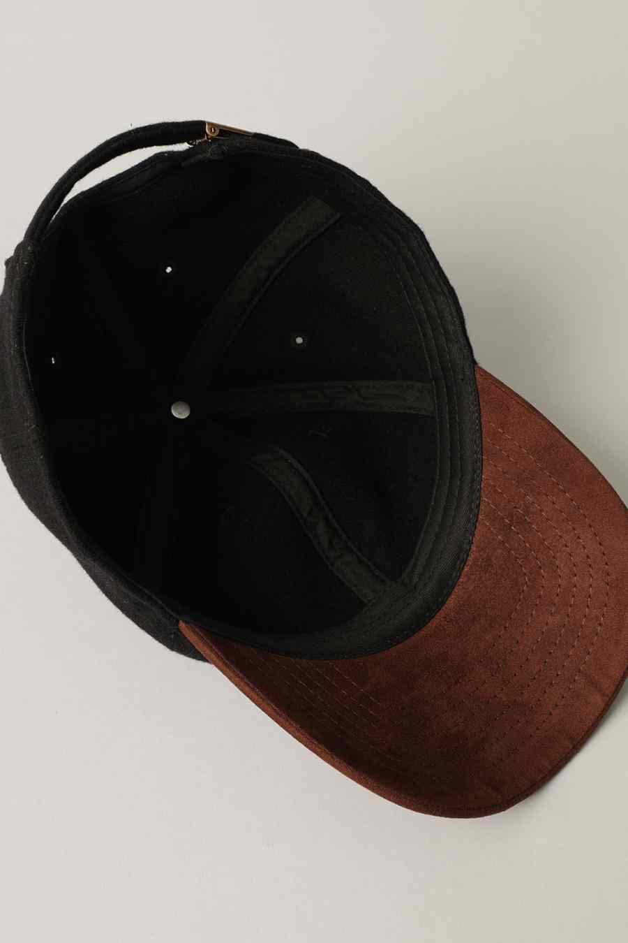 Wool Blend Casual Baseball Cap with Suede Visor