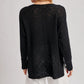 Reverse Seam Loose Fit Sweater
