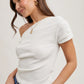 Draped Knit Asymmetric One Shoulder Knit Top