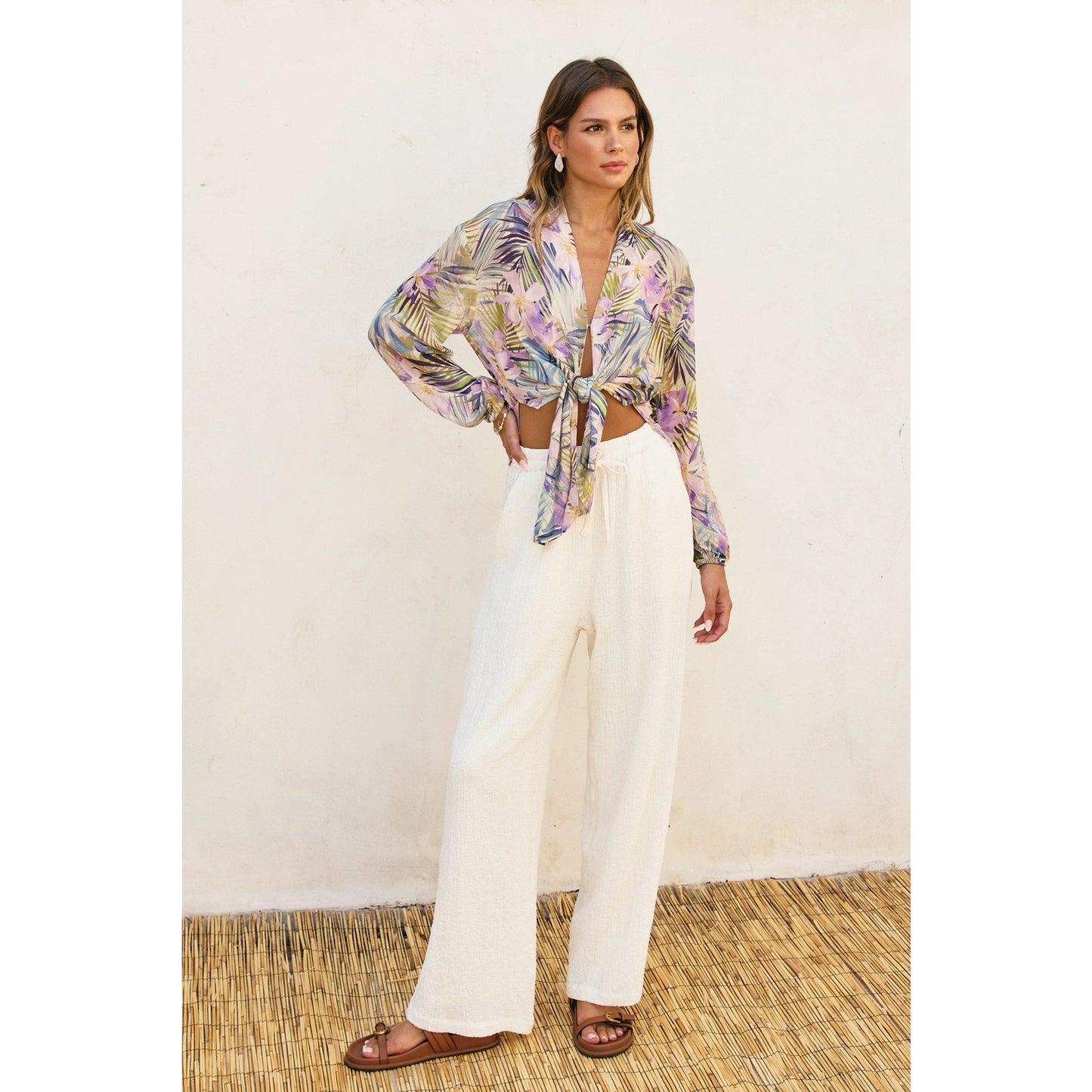 Meet Me in Maui Knot Front Shirt