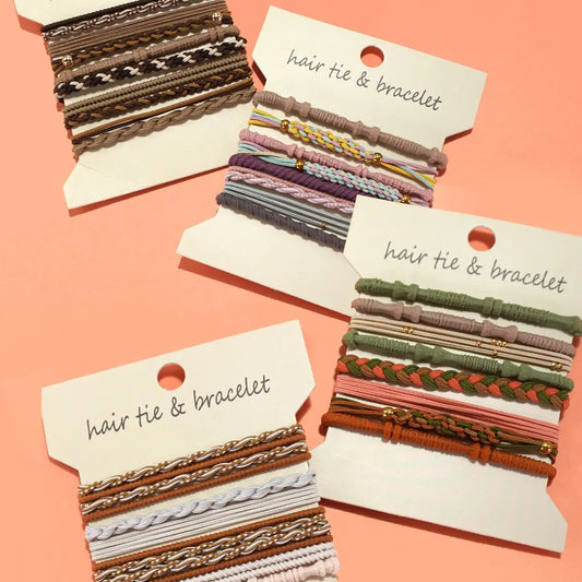 Boho Dual Function Knot Bracelet Hair Ties
