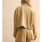 Suede Jacket with Pocket
