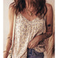 Boho Floral Spaghetti Straps Tank Top