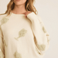 Champagne Tinsel Knit Sweater