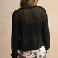 Crochet Knitted Buttondown Cardigan