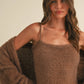 Soft Sleeveless Tube Mini Dress and Cardigan Set
