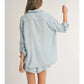 Textured Stripe Pattern Knitted Top