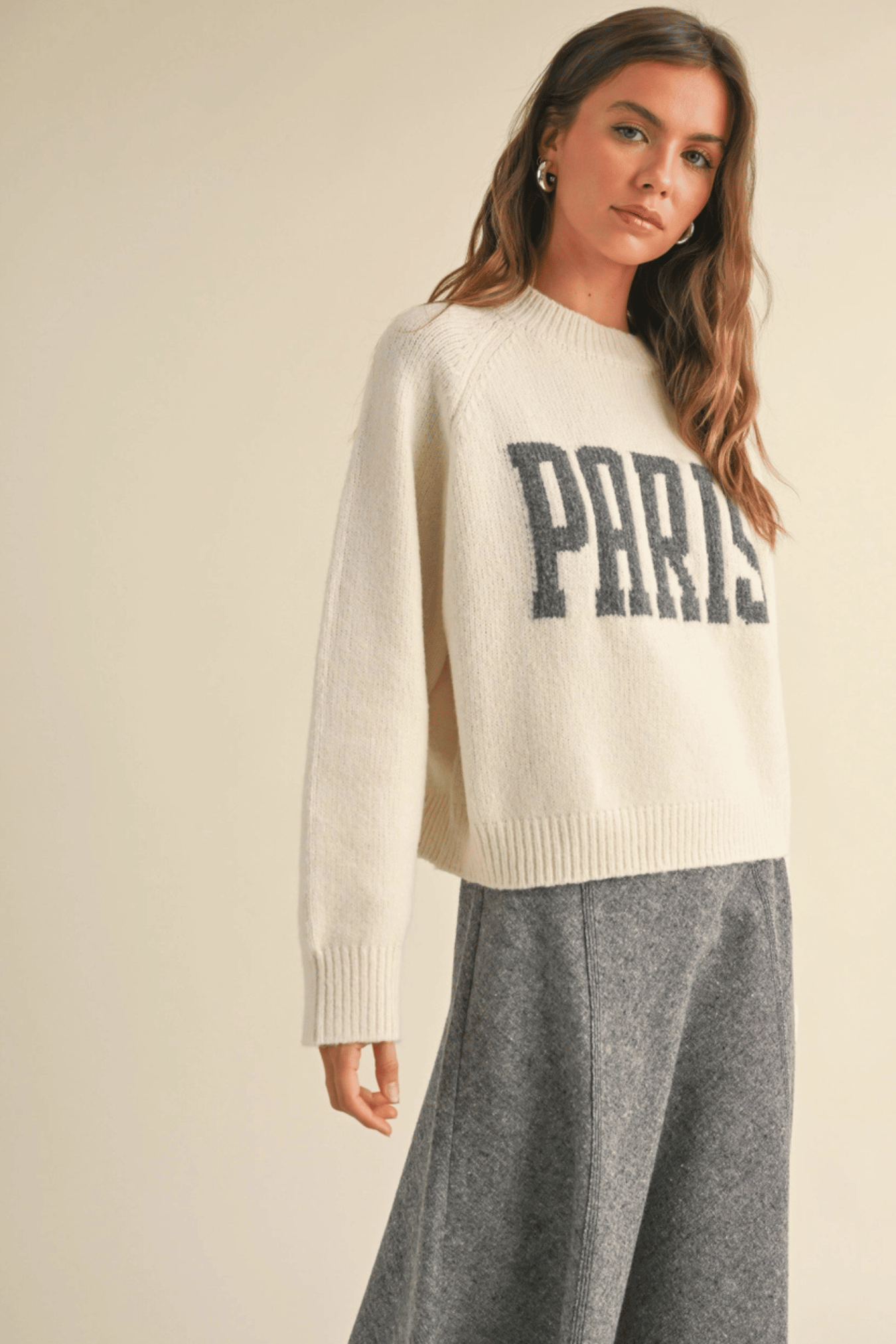 PARIS Knit Sweater Top