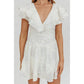 Ruffle Detail Mini Dress