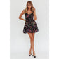 Bubble Bottom Floral Mini Dress
