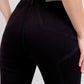 Black Star Seam Detail Flare Jeans
