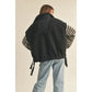 Teddy Fabric Utility Vest Jacket