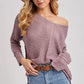 Reverse Seam Loose Fit Sweater