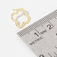 Clover Gold Dipped Post Earrings