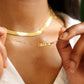 18K Gold Stainless Steel Engravable Bar Connector Charm