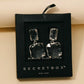 Secret Box Gold Dipped Large Faceted Gem Dangle Earrings