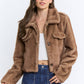 Faux Fur Cropped Jacket