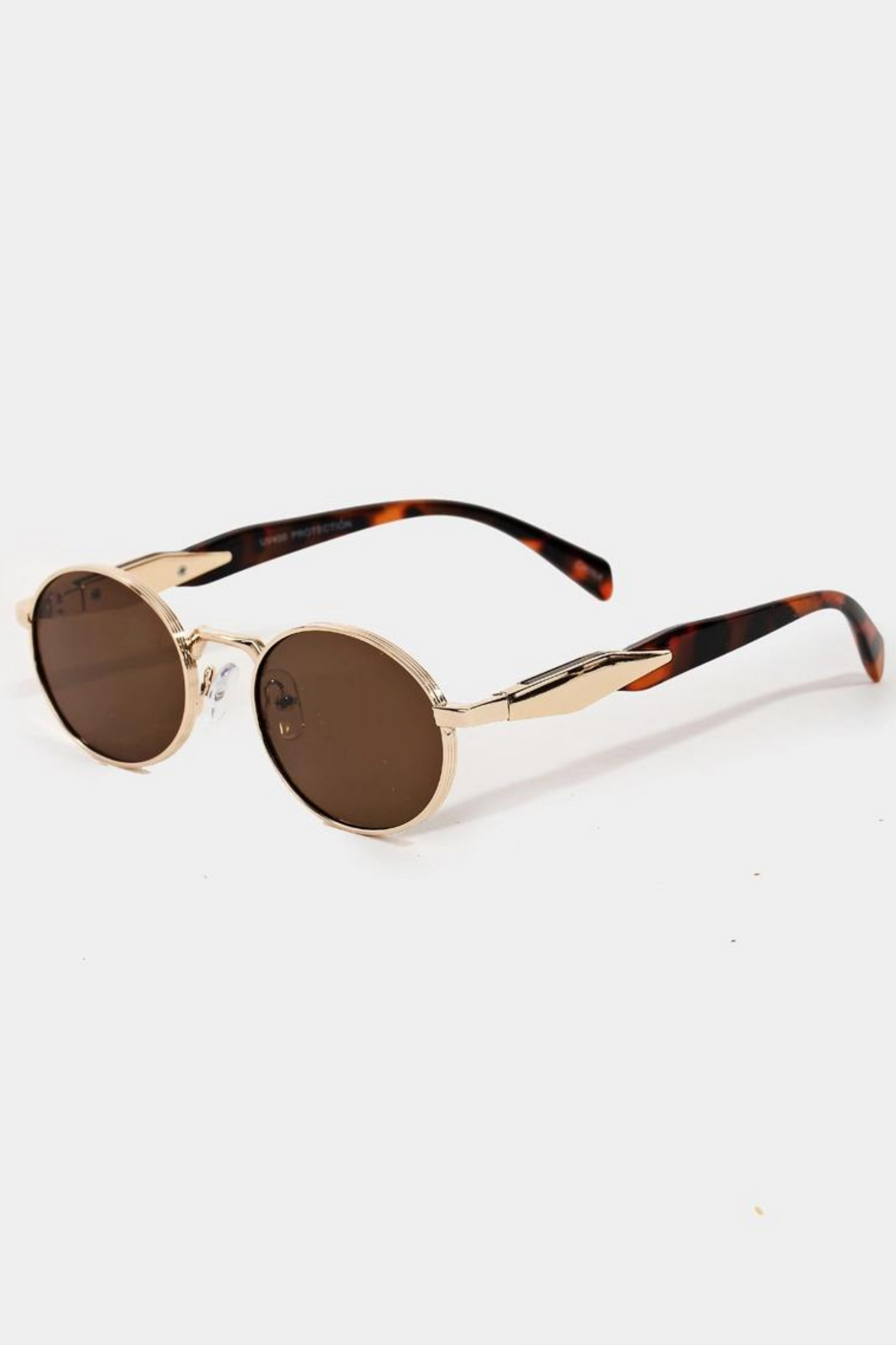 Eleanor Oval Metal Frame Sunglasses