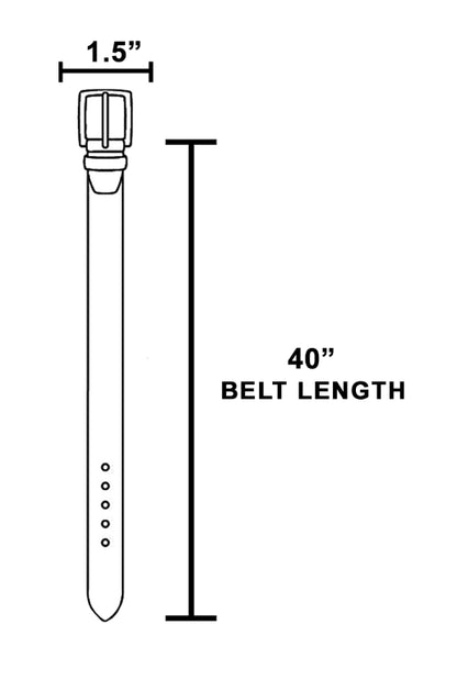 Studedd Intricate Western Buckle Belt