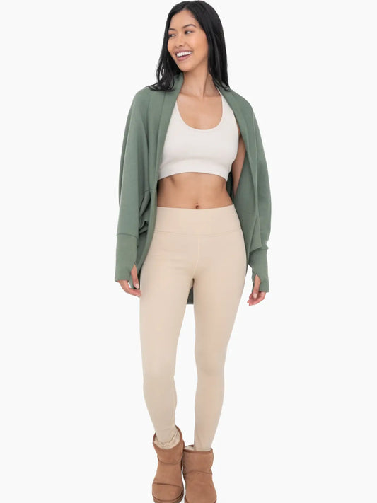 Fleece Lined Poly-Blend Leggings