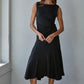 Knit Viscose Spandex Midi Skirt