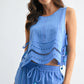 Embroidered Cotton Co-Ord Matching Set