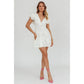 Ruffle Detail Mini Dress