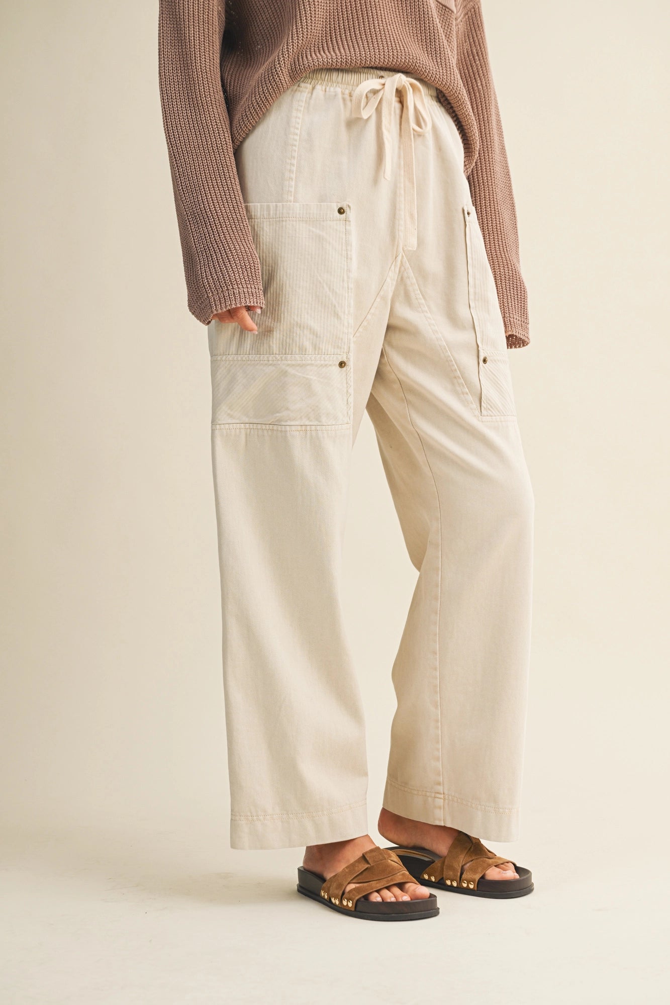 Side Pocket Wide Pants