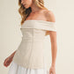 Off Shoulder Twofer Dress