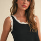 Scallop Ended Knitted Top