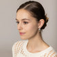 14K Dipped Chunky Half Hoop Post Earrings