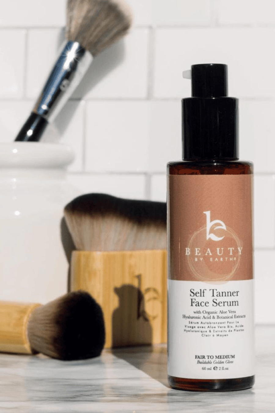 Beauty By Earth Self Tanner Hyaluronic Acid Face Serum